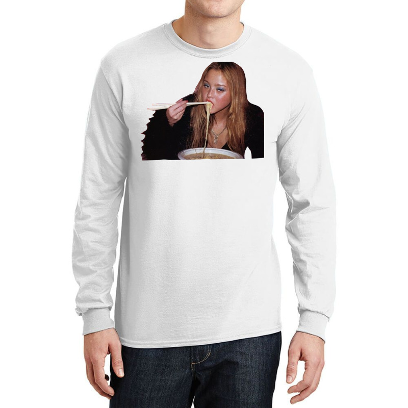 Devon Aoki Ramen Transparent Sticker Long Sleeve Shirts by biswshedevank | Artistshot