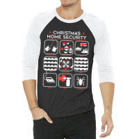 Christmas Home Security 3/4 Sleeve Shirt | Artistshot
