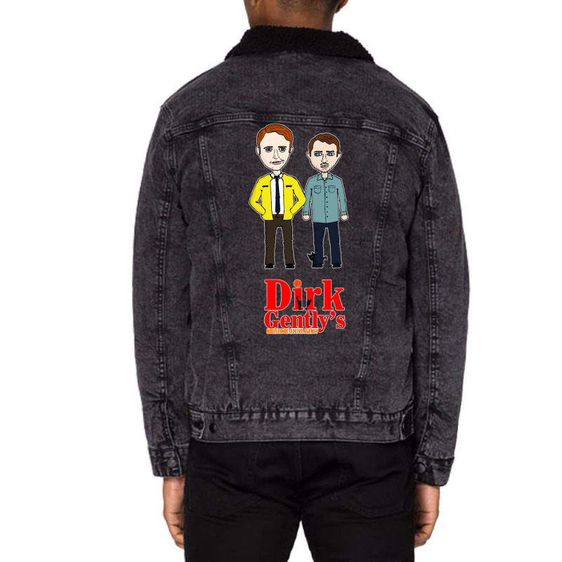 Dirk Gently's Holistic Detective Agency Unisex Sherpa-Lined Denim Jacket by biswshedevank | Artistshot