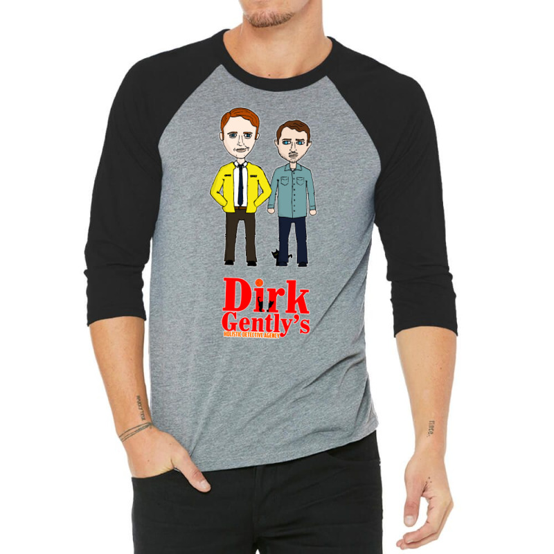 Dirk Gently's Holistic Detective Agency 3/4 Sleeve Shirt by biswshedevank | Artistshot