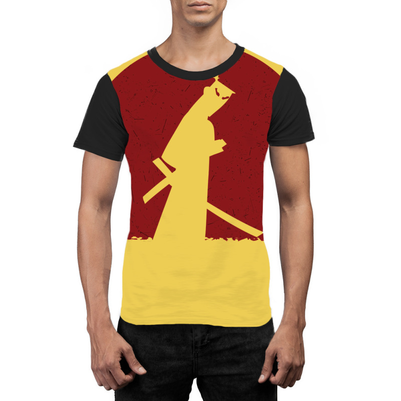 Samurai Jack Silhouette Graphic T-shirt by anestiskenax | Artistshot