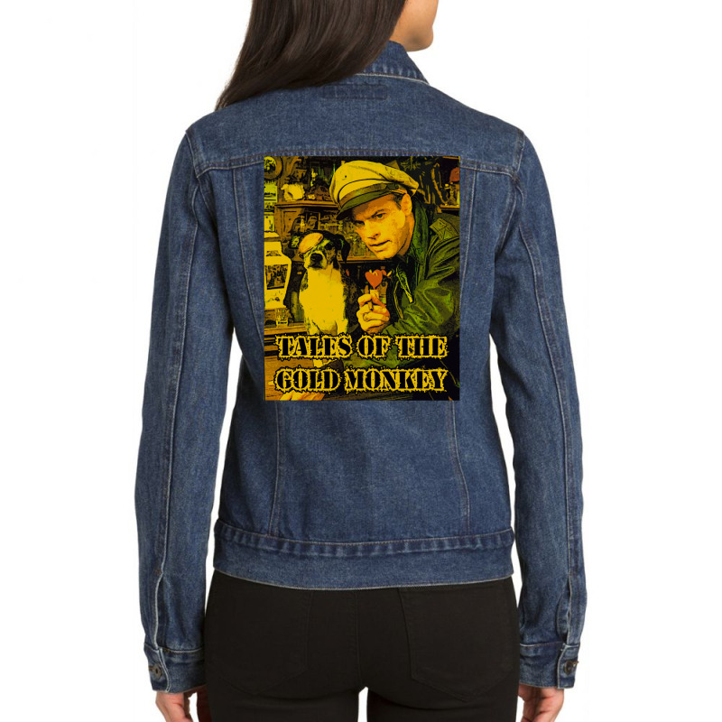 Tales Of The Gold Monkey 80s Ladies Denim Jacket | Artistshot