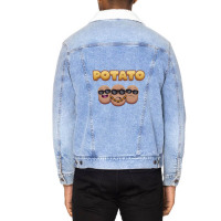 Is Potato Sweet Cute Shirt Sticker Unisex Sherpa-lined Denim Jacket | Artistshot