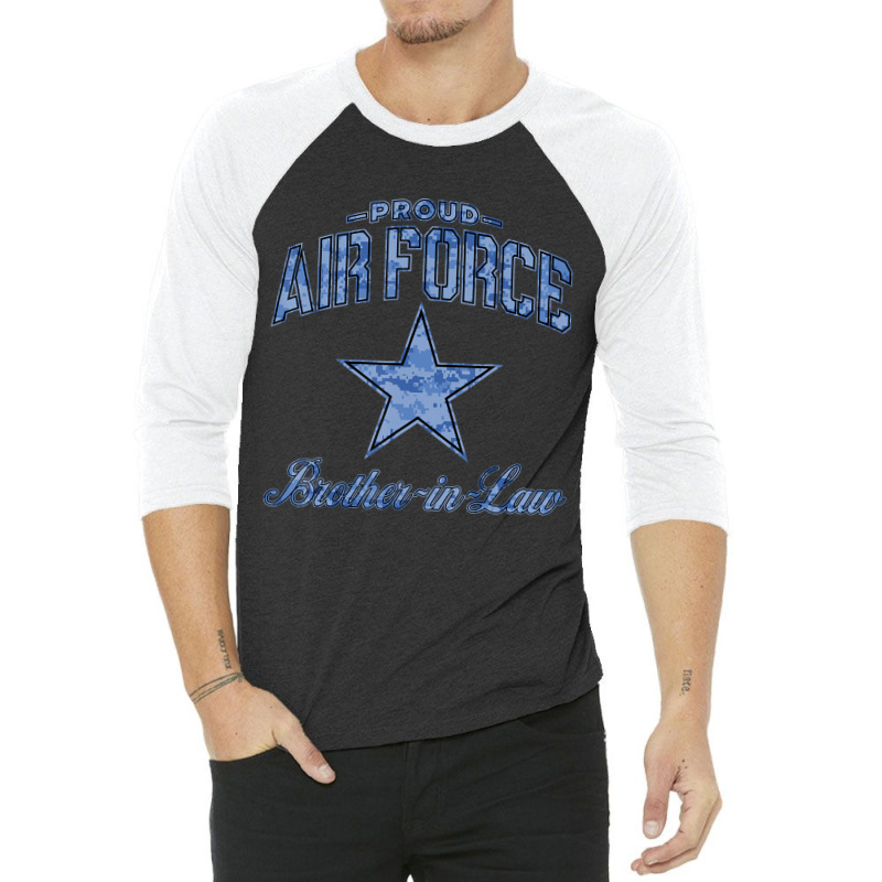 Air Force Brother-in-law Shirts (camo) 3/4 Sleeve Shirt | Artistshot