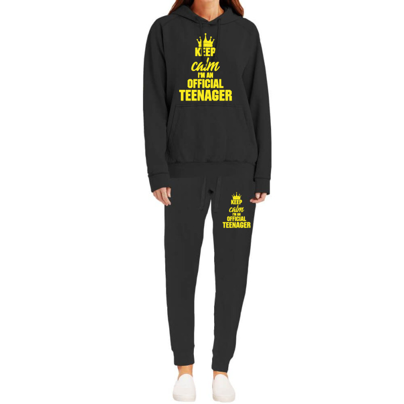 Keep Calm I'm An Official Teenager Hoodie & Jogger Set | Artistshot