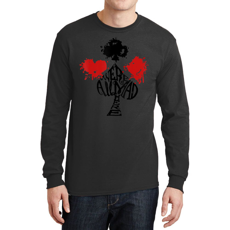 Alice In Wonderland Heart Club Diamond Spade Long Sleeve Shirts | Artistshot