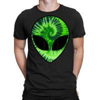 Alien Head Green Glow Party Rave Men And Women T-shirt | Artistshot