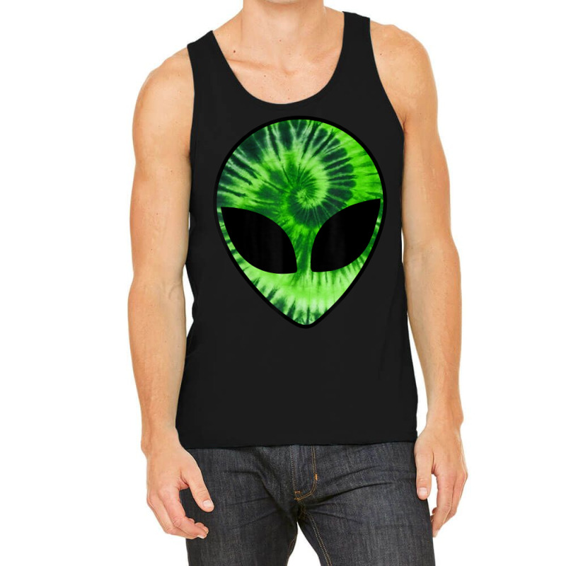 Alien Head Green Glow Party Rave Men And Women Tank Top | Artistshot