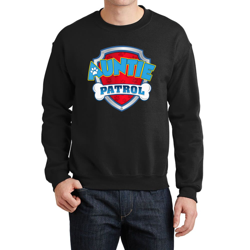 Auntie Patrol Dog Birthday Party Crewneck Sweatshirt | Artistshot