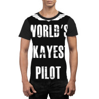 World's Okayest Pilot Flying Aviation Graphic T-shirt | Artistshot