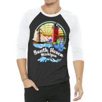 South Haven Michigan 3/4 Sleeve Shirt | Artistshot