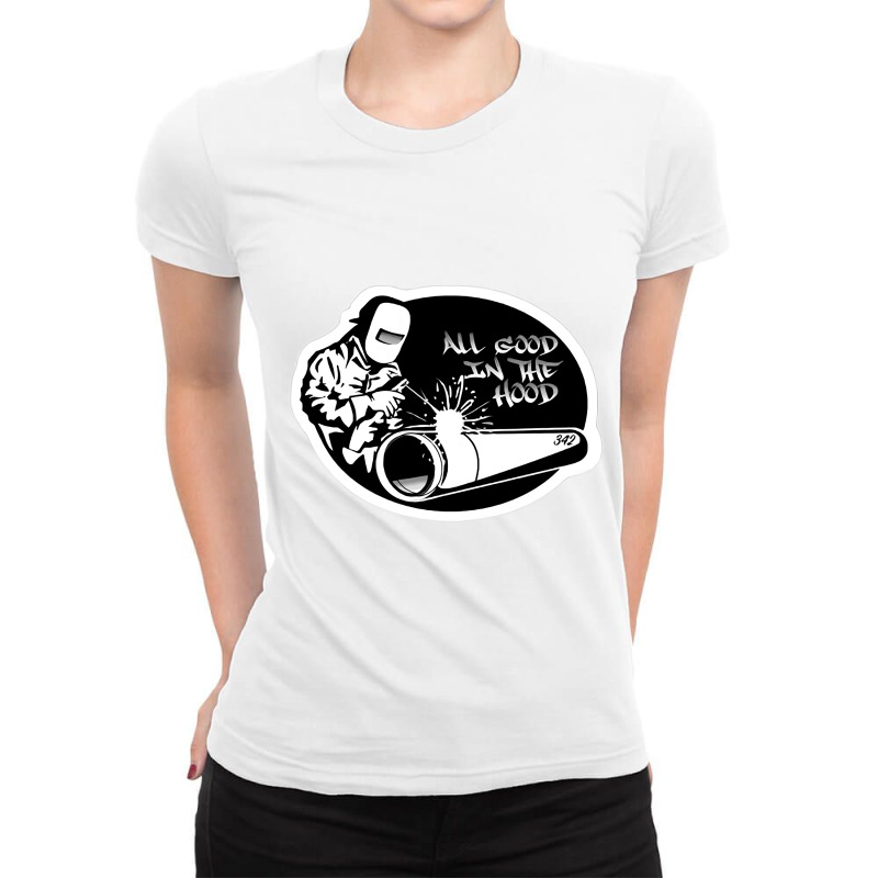 Welder Ladies Fitted T-Shirt by NAPHY-SHOP | Artistshot