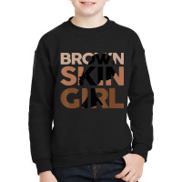 Black Melanin Queen Magic Brown Skin Girl Juneteen Youth Sweatshirt | Artistshot