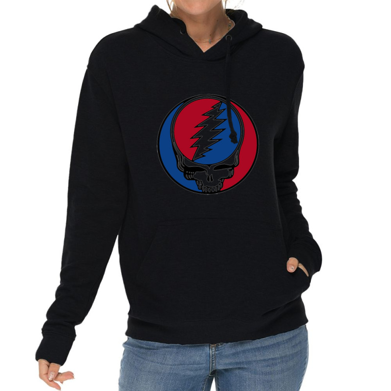 Grateful Blizt Blue Dead Lightweight Hoodie | Artistshot