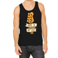 Bass Headstock T  Shirt Bass Is My Life Bass Guitar Headstock T  Shirt Tank Top | Artistshot