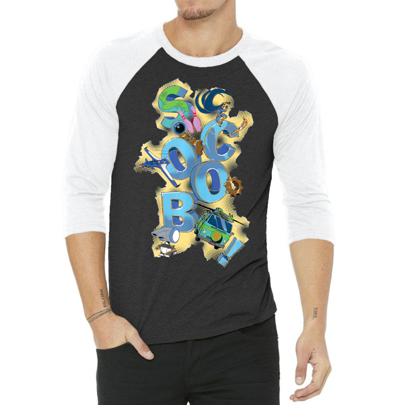 Trending Scoob! Title Stacked 3/4 Sleeve Shirt by marylburgess | Artistshot