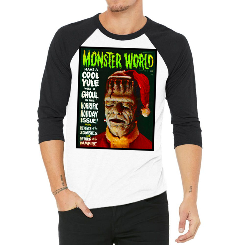 Another Great Vintage Monster World Magazine Chris 3/4 Sleeve Shirt by mimadarotnah | Artistshot