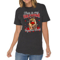 This Is My Valentine Pajama Shirt Siberian Cat 115 Vintage T-shirt | Artistshot