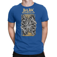 Dark Tranquillity Black And White Skull Design T-shirt | Artistshot