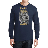 Dark Tranquillity Black And White Skull Design Long Sleeve Shirts | Artistshot