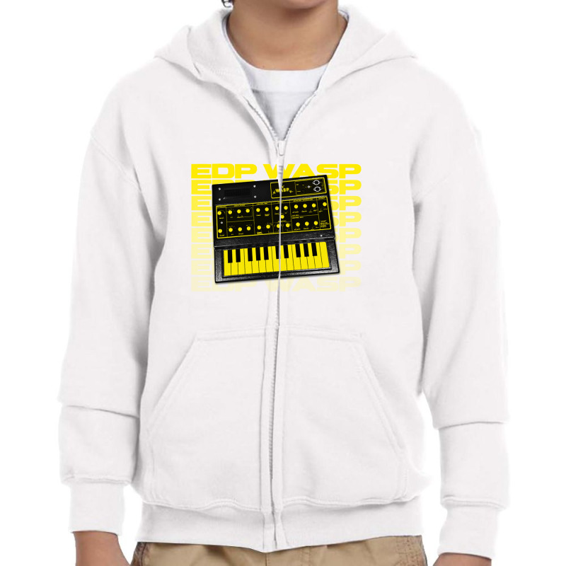 Edp Wasp Synthesizer Youth Zipper Hoodie | Artistshot