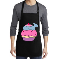 Hadrosaurus And Giant Cupcake Medium-length Apron | Artistshot