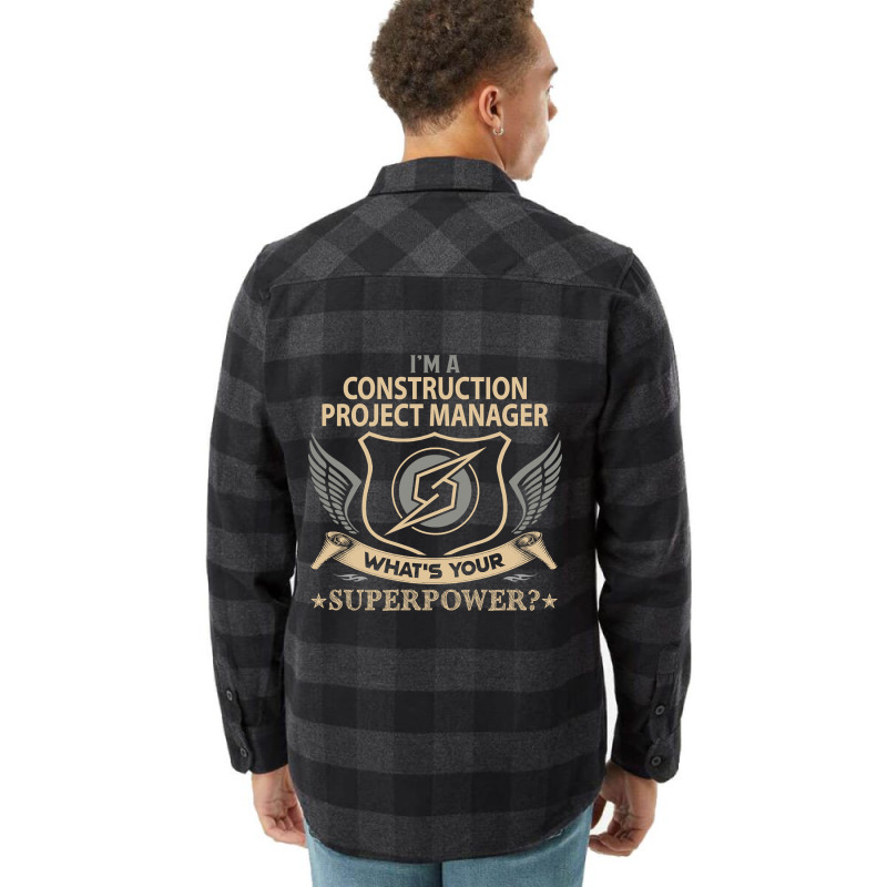 Hot Trend Construction Project Manager T Shirt - S Flannel Shirt | Artistshot