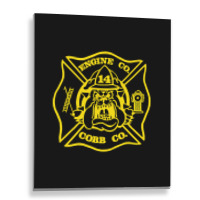 Limited Edition Cobb County Fire Engine 14 Metal Print Vertical | Artistshot