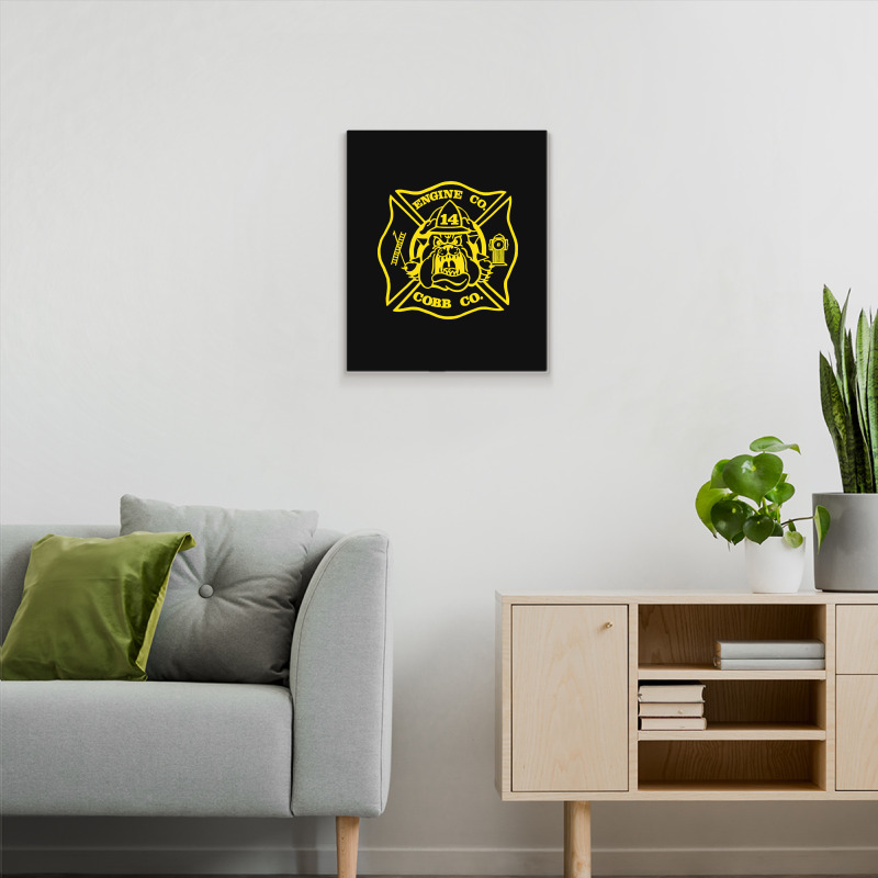 Limited Edition Cobb County Fire Engine 14 Metal Print Vertical | Artistshot