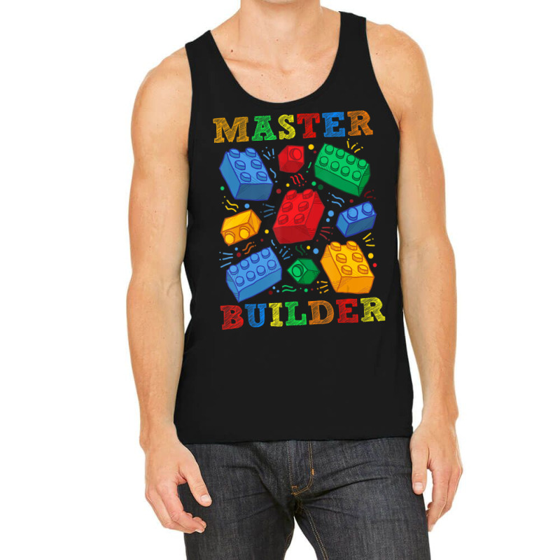 Brick Builder Blocks Master Builder Men Tank Top | Artistshot