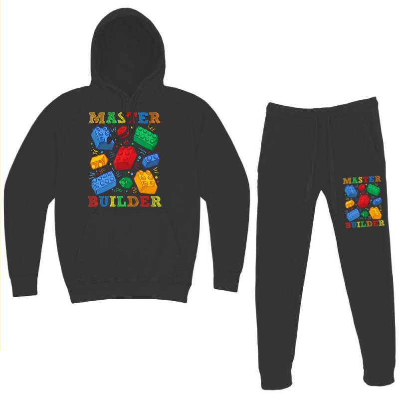 Brick Builder Blocks Master Builder Men Hoodie & Jogger Set | Artistshot