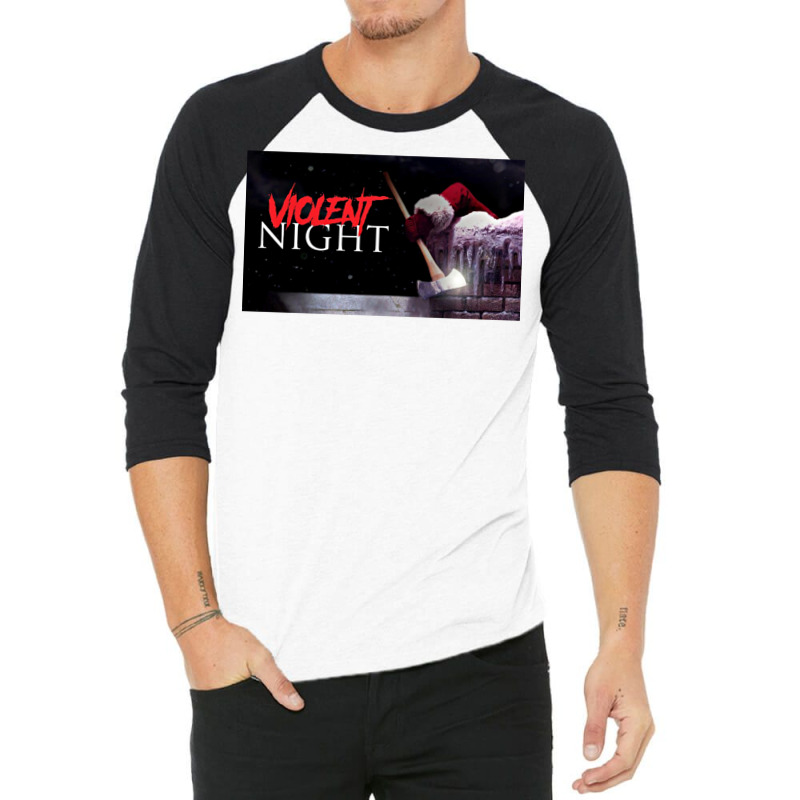 Violent Night Movie 2022   Violent Night David Har 3/4 Sleeve Shirt | Artistshot