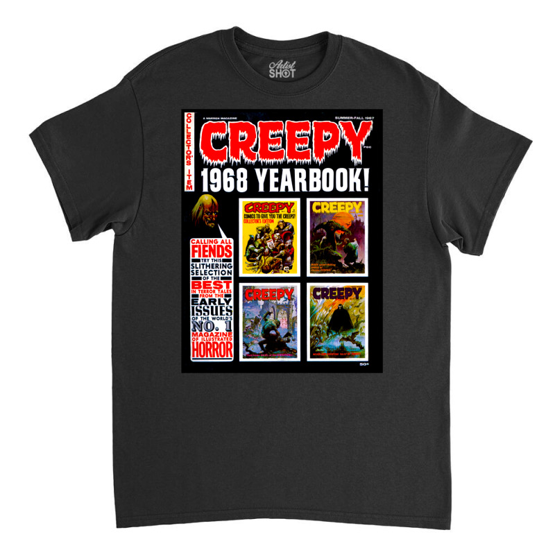 Yes! Another Great Vintage Creepy 1969 Yearbook  M Classic T-shirt by misaamedomoz | Artistshot