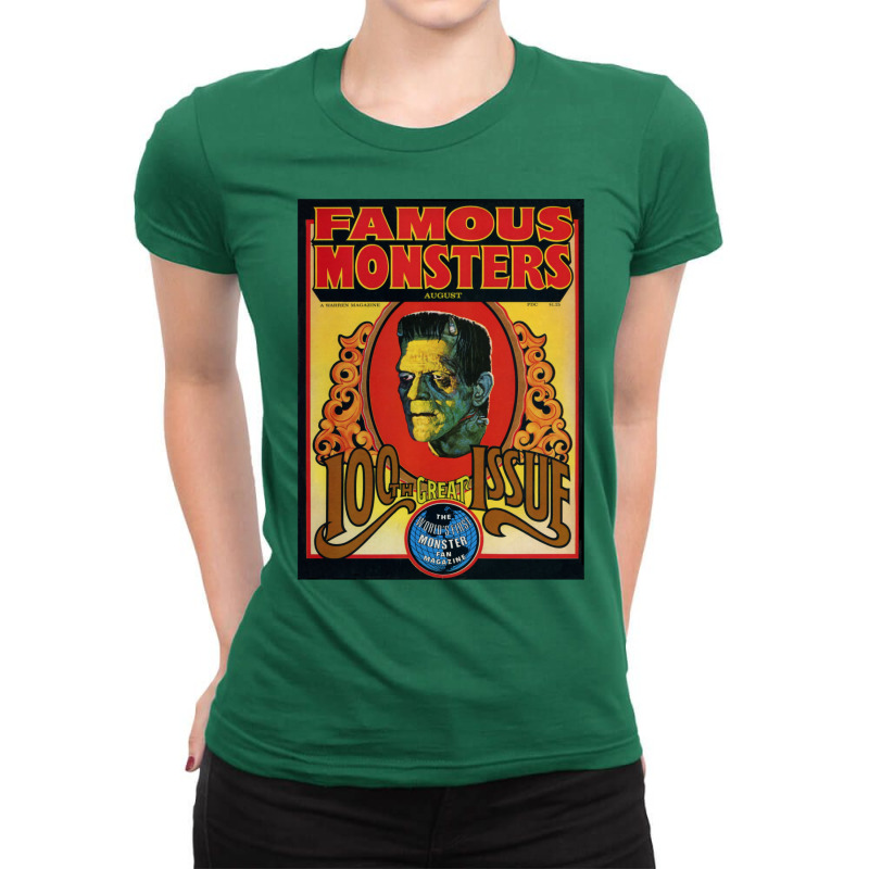 Yes! Another Great Vintage Famous Monster Magazine Ladies Fitted T-Shirt by misaamedomoz | Artistshot