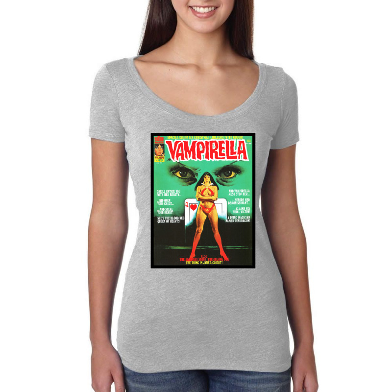 Yes! Another Great Vintage Vampirella Magazine Cov Women's Triblend Scoop T-shirt by misaamedomoz | Artistshot