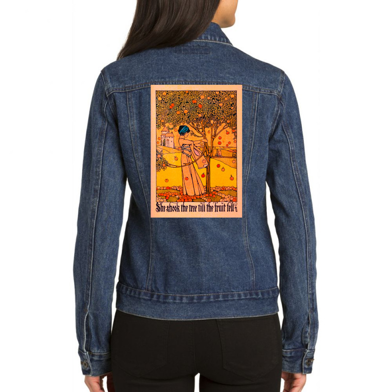 Children's Fairy Tales Ladies Denim Jacket | Artistshot