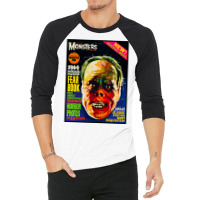 Yes!!! Another Great Vintage Famous Monsters Magaz 3/4 Sleeve Shirt | Artistshot