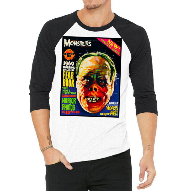 Yes!!! Another Great Vintage Famous Monsters Magaz 3/4 Sleeve Shirt by misaamedomoz | Artistshot