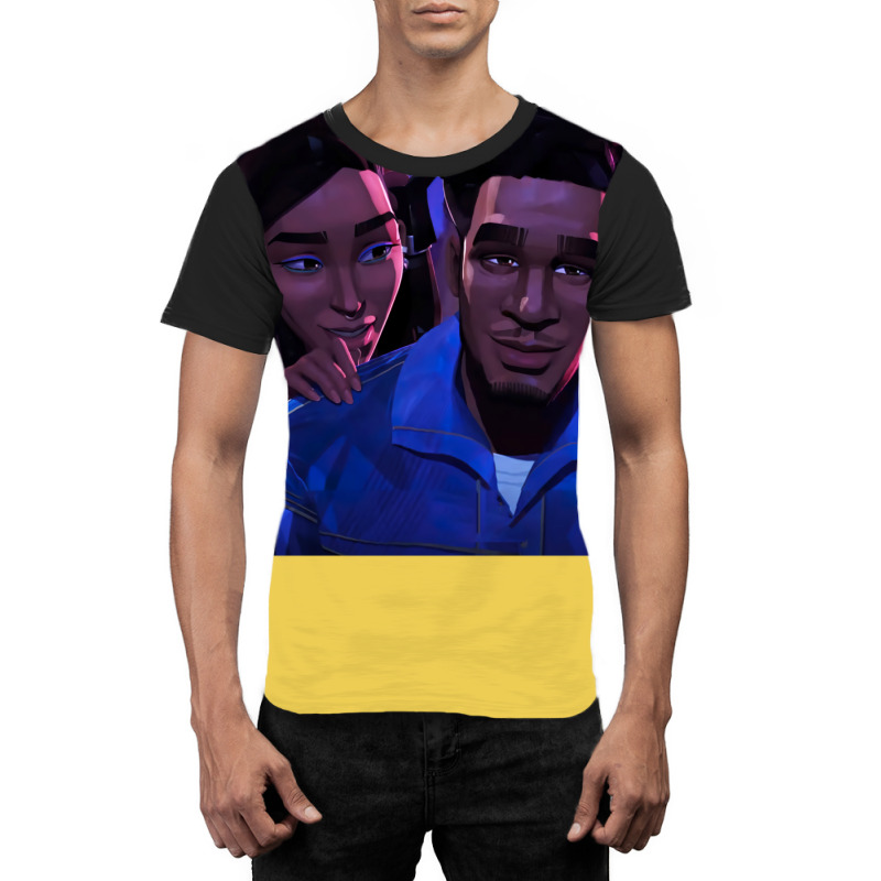 Entergalactic. Jabari And Meadow Graphic T-shirt | Artistshot