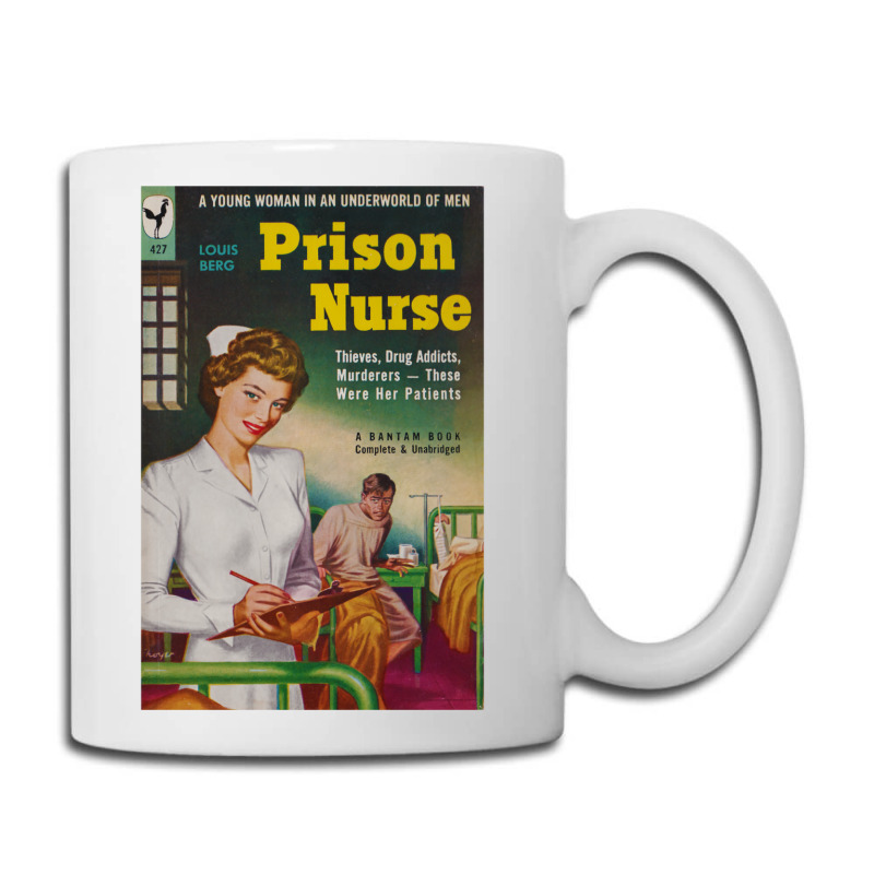 Best Vintage 1960's Sleaze Paperback Cover Prison Coffee Mug | Artistshot