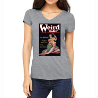 Another Classic Weird Tales Horror Coverart Women's V-neck T-shirt | Artistshot