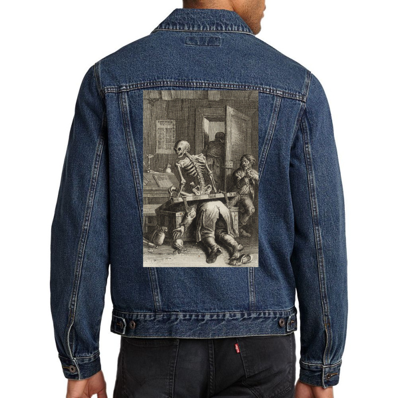 Yet Another Dance Of Death Men Denim Jacket by misaamedomoz | Artistshot