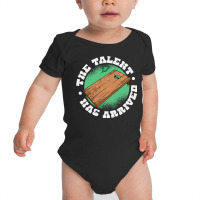 The Talent Has Arrived, Funny Cornhole Men Cornhol Baby Bodysuit | Artistshot