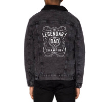 Legendary Dad Unisex Sherpa-lined Denim Jacket | Artistshot