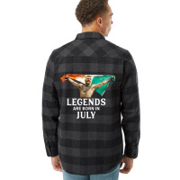 Legends Are Born In July   Conor Mcgregor Flannel Shirt | Artistshot