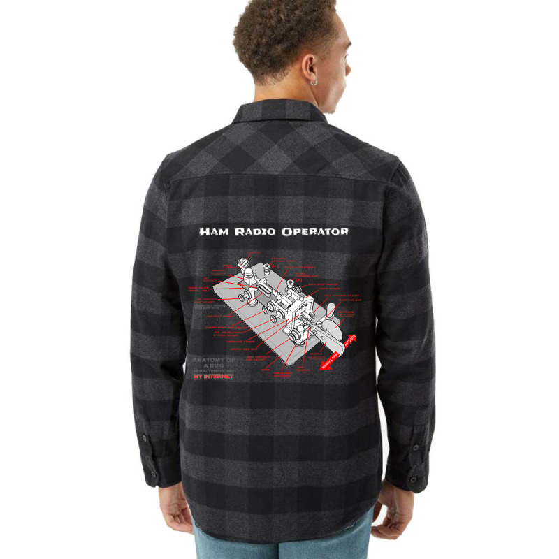 Ham Radio Operator Morse Code Key Flannel Shirt | Artistshot