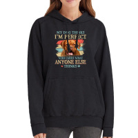 My Dog Thinks Im Perfect Dogue De Bordeaux Dog Ret Vintage Hoodie | Artistshot