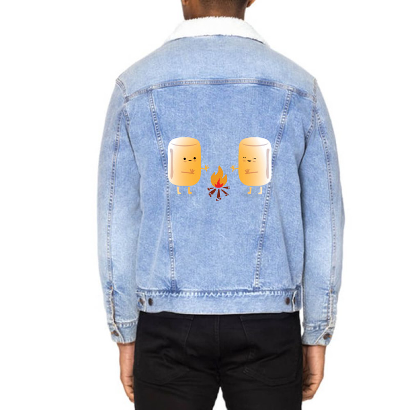 Let's Get Toasted Unisex Sherpa-lined Denim Jacket | Artistshot