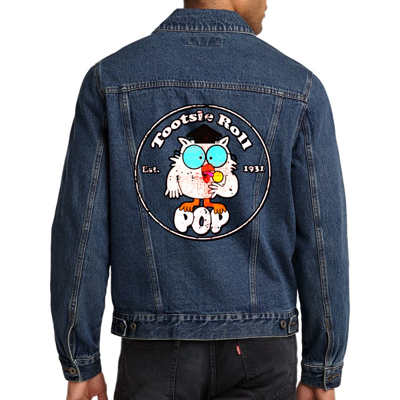 Tootsie Pop Distressed Men Denim Jacket | Artistshot