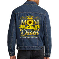 Happy Mother's Day You Are The Queen With Sun Flow Men Denim Jacket | Artistshot